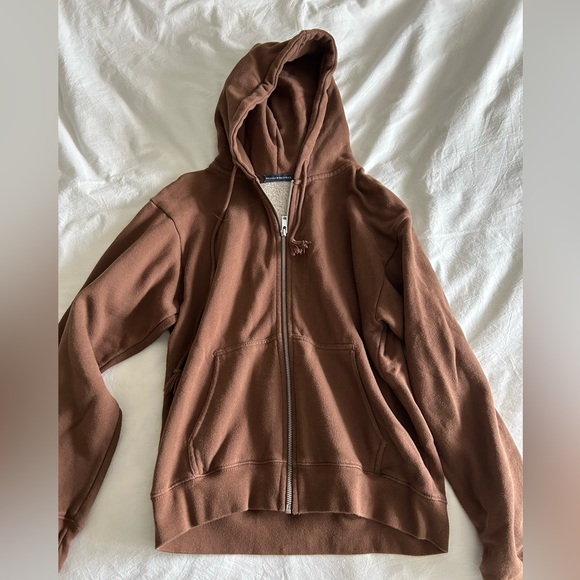 brown brandy zip up jacket - Picture 2 of 3